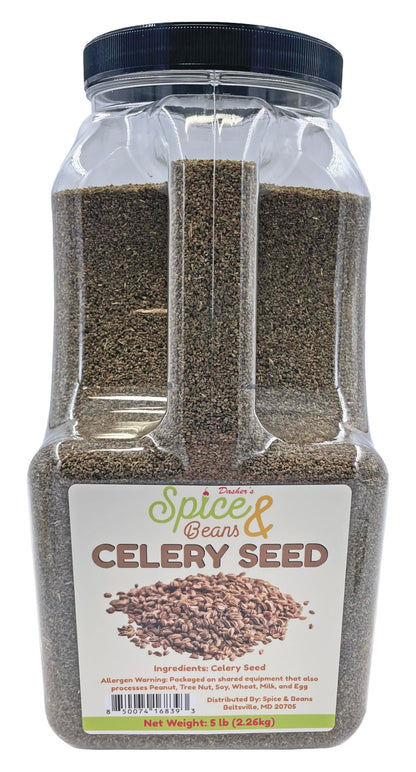 Dasher's Spice & Beans Celery Seed | Vegan & Vegetarian | 5 lb