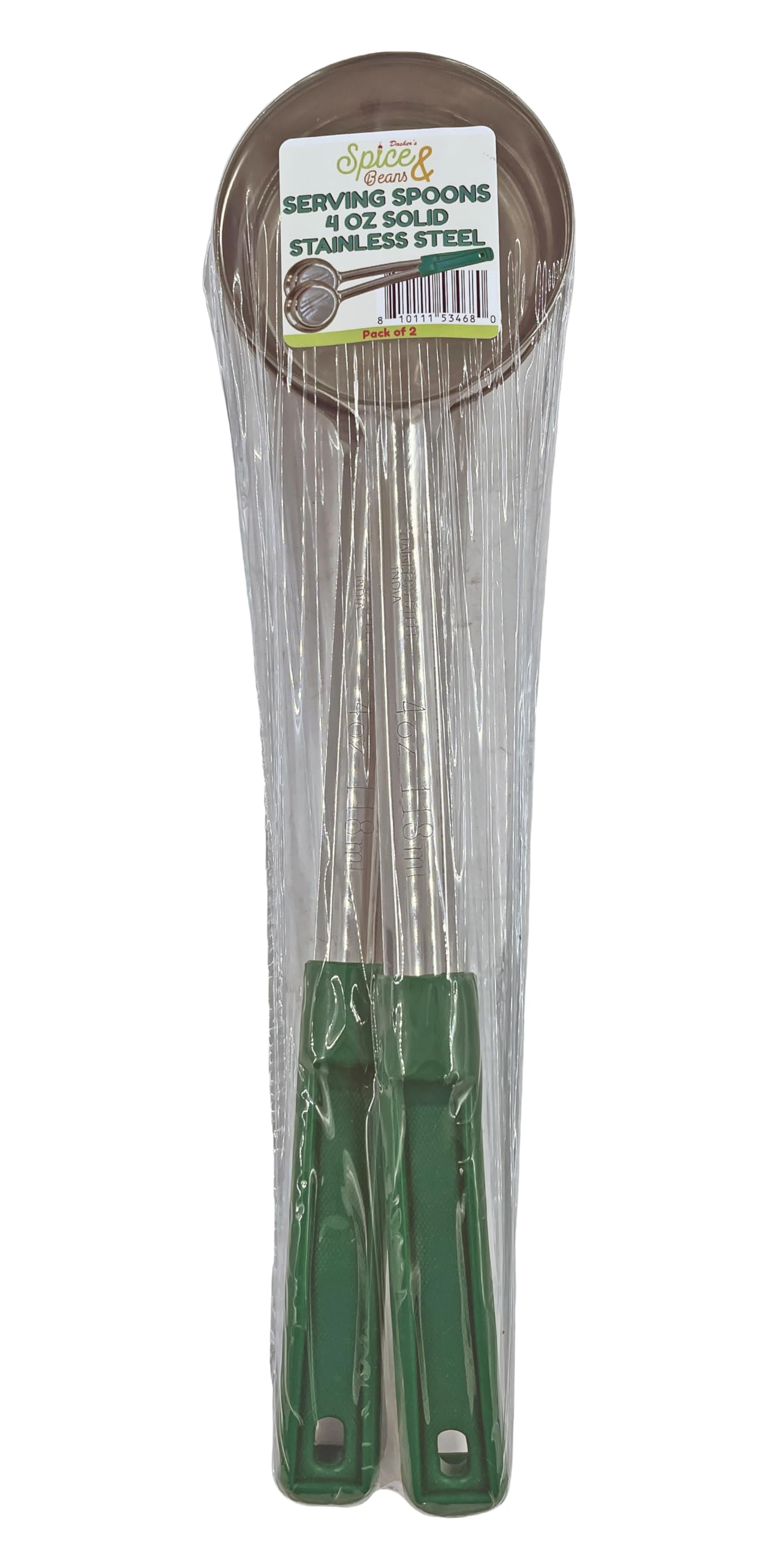 Stainless Steel Portion Control Serving Spoon - Pack of 2