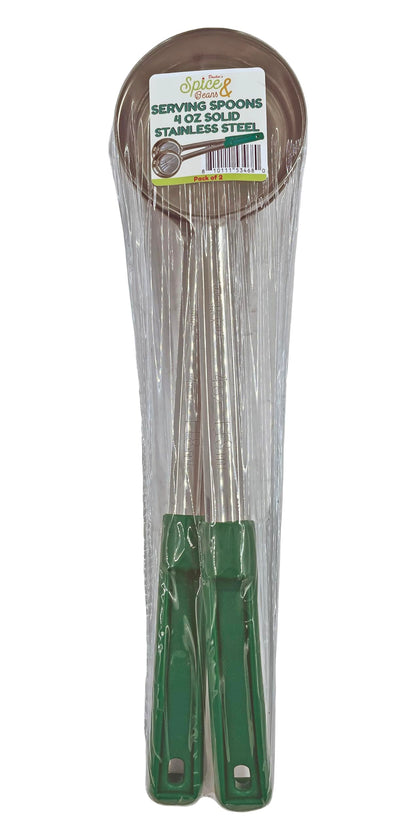 Stainless Steel Portion Control Serving Spoon - Pack of 2