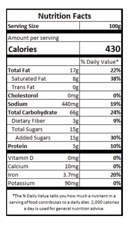 Dasher's Spice & Beans Ice Cream Topping & Cake Decoration |