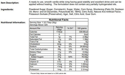 Bits N Things Icing Combo 2 oz. Packets | Chocolate, Vanilla, & Caramel | Gluten-Free & Kosher | Made in America | Dessert Topping & Decoration | 18 Count (6 Each)