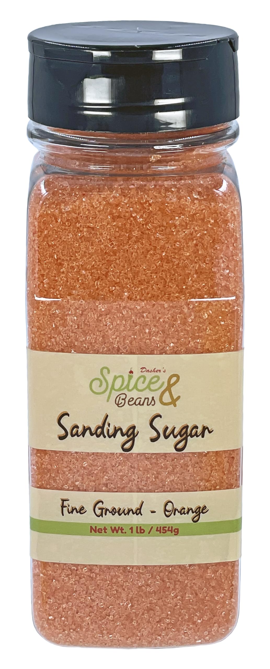 Dasher's Spice & Beans Sanding Sugar | 1 lb Container | Made in USA |