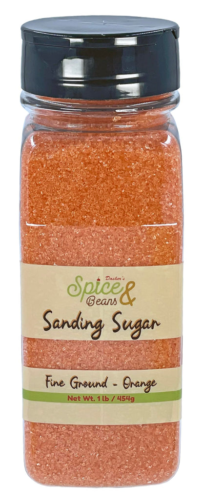 Dasher's Spice & Beans Sanding Sugar | 1 lb Container | Made in USA |