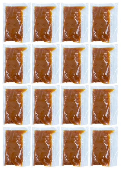 Bits N Things Caramel Icing 2 oz. Packet | Gluten Free & Kosher | Made in America | Dessert Topping & Decoration | 16 Count