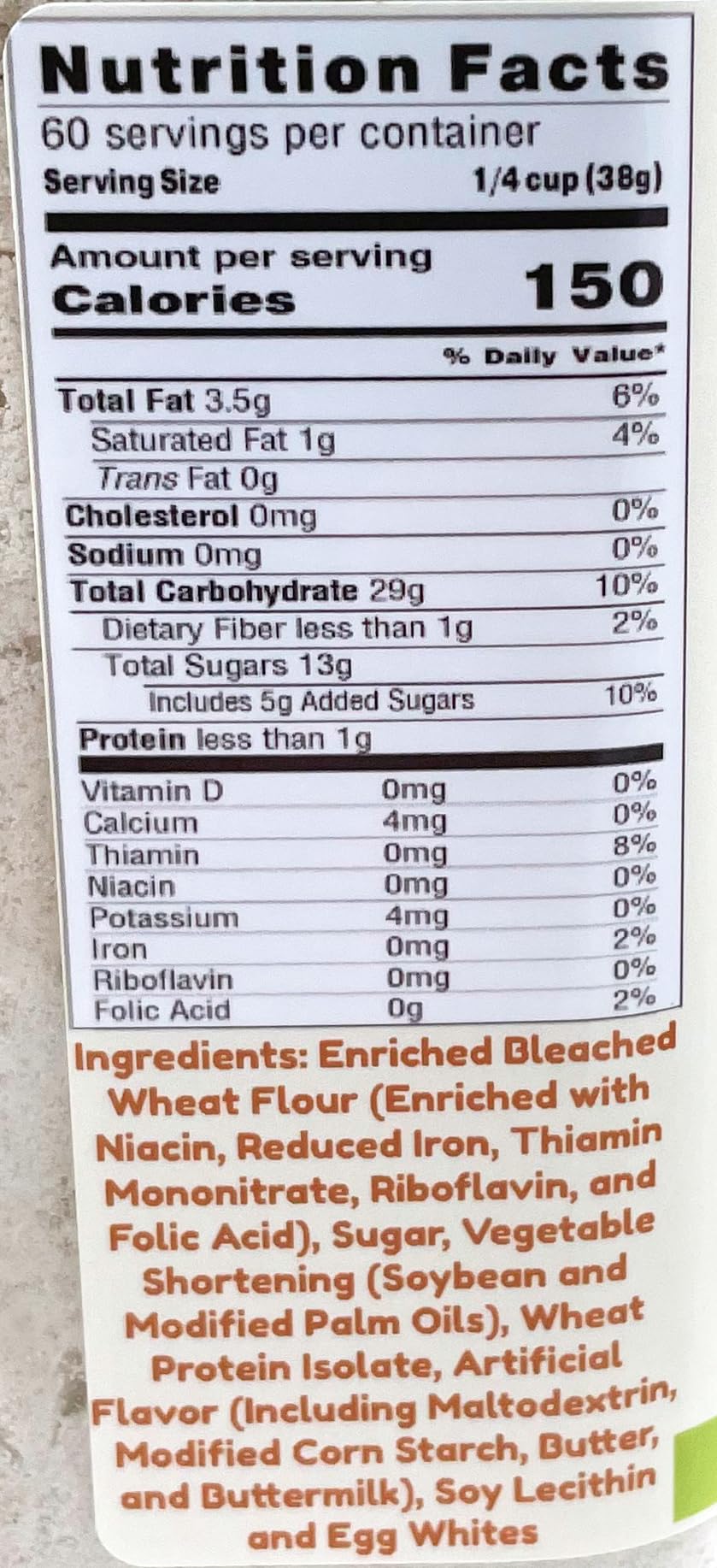 Waffle Cone Mix By Dasher's Spice & Beans | Made in America | 5 lb