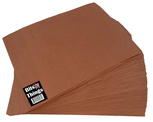 Bits N Things 9" x 12" Steak Paper Sheets | Butcher Paper | Wax Coated | Made in America | Pack of 500 (Peach)