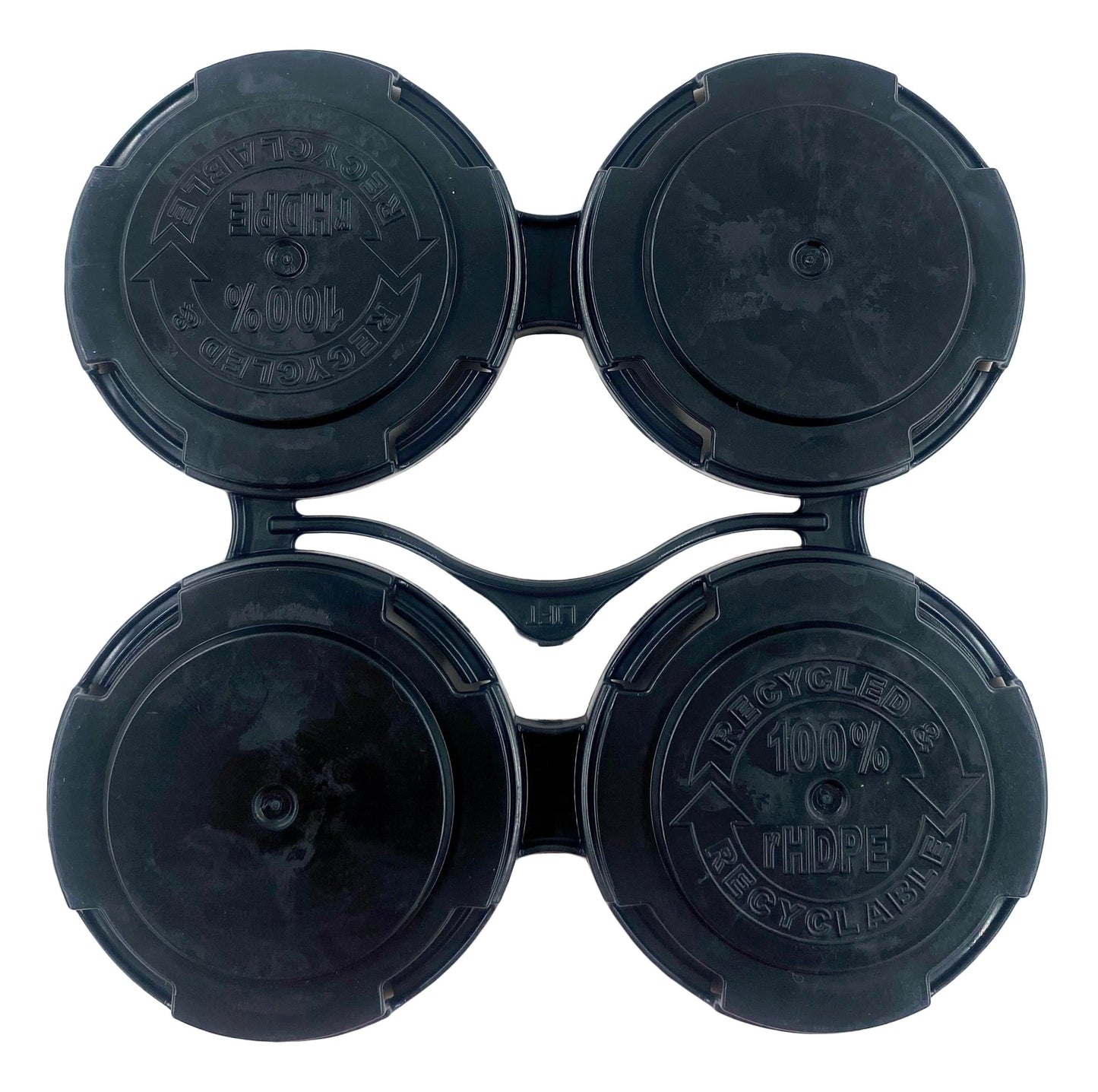 Bits N Things Snap Off Reusable Beer Can Holder/Carrier Pack | 100% Recycled Plastic | 12 oz. or 16 oz. Can | USA Made | Brewery Homebrewing Beverage Canner - Pack of 20 (Four Can)