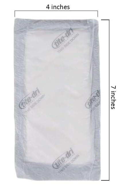 Bits N Things White Absorbent Pads | Disposable Standard Supermarket Meat Poultry Frozen Food Pad | 4 x 7 | 40 gram | Pack of 150