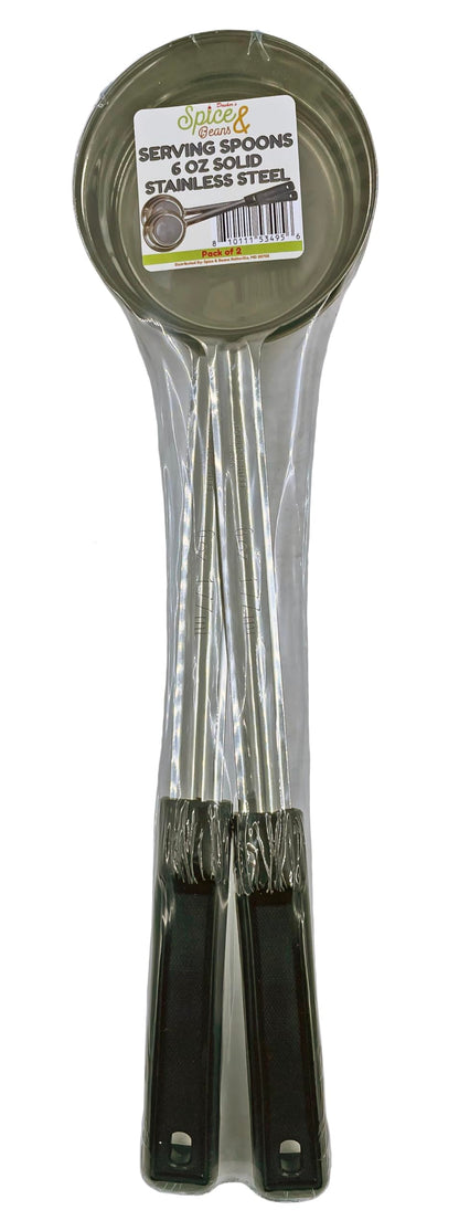 Stainless Steel Portion Control Serving Spoon - Pack of 2
