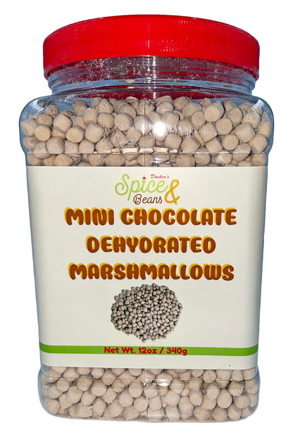 Dasher's Spice & Beans Mini Dehydrated Marshmallows | Ice Cream Topping & Cake Decoration |