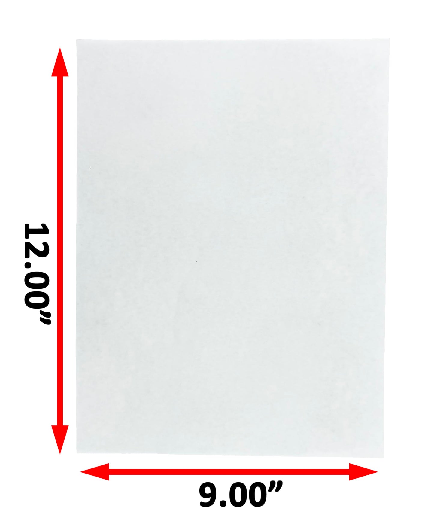 Bits N Things 9" x 12" Steak Paper Sheets | Butcher Paper | Wax Coated | Made in America | Pack of 500 (White)