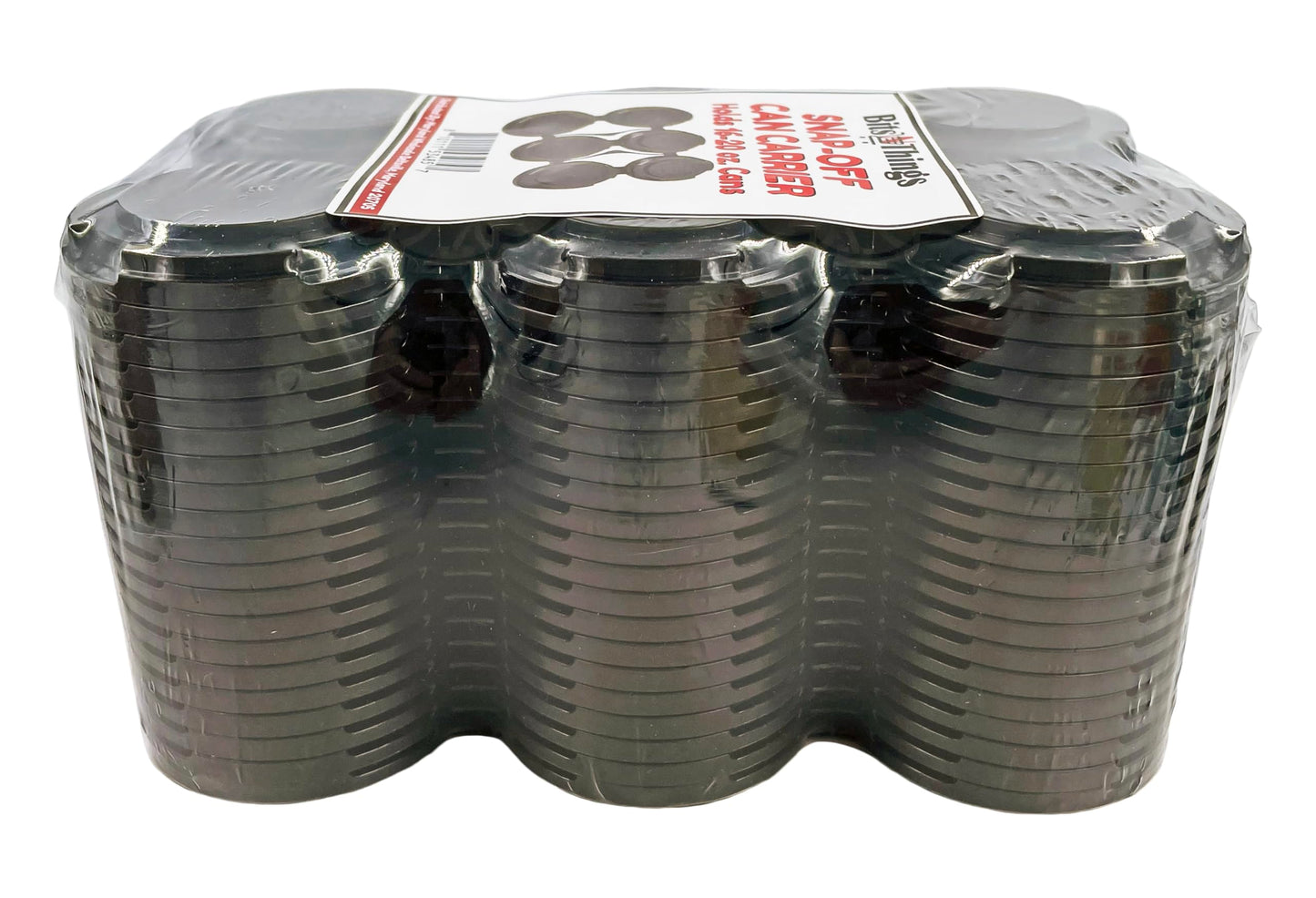 Bits N Things Snap Off Reusable Beer Can Holder/Carrier Pack | 100% Recycled Plastic | 12 oz. or 16 oz. Can | USA Made | Brewery Homebrewing Beverage Canner - Pack of 20 (Six Can)