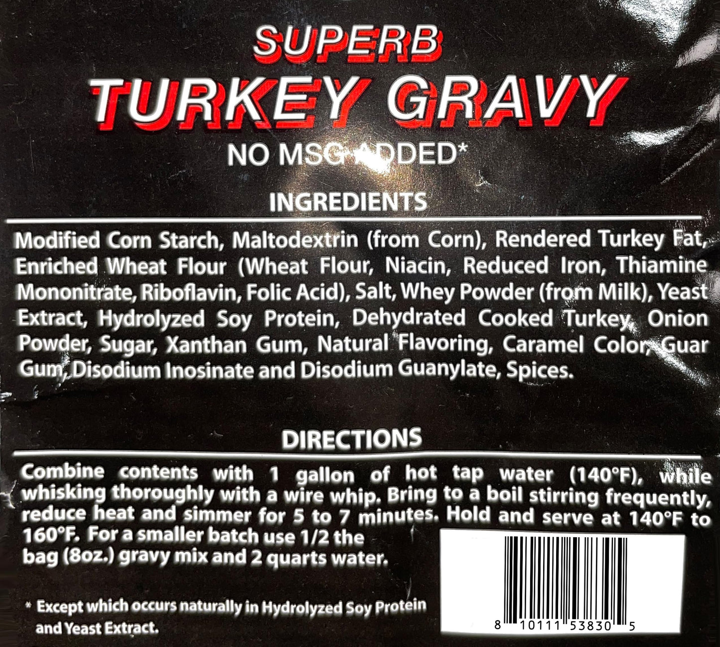 Bits N Things Superb Turkey Gravy Mix | No MSG Added | 16 oz.