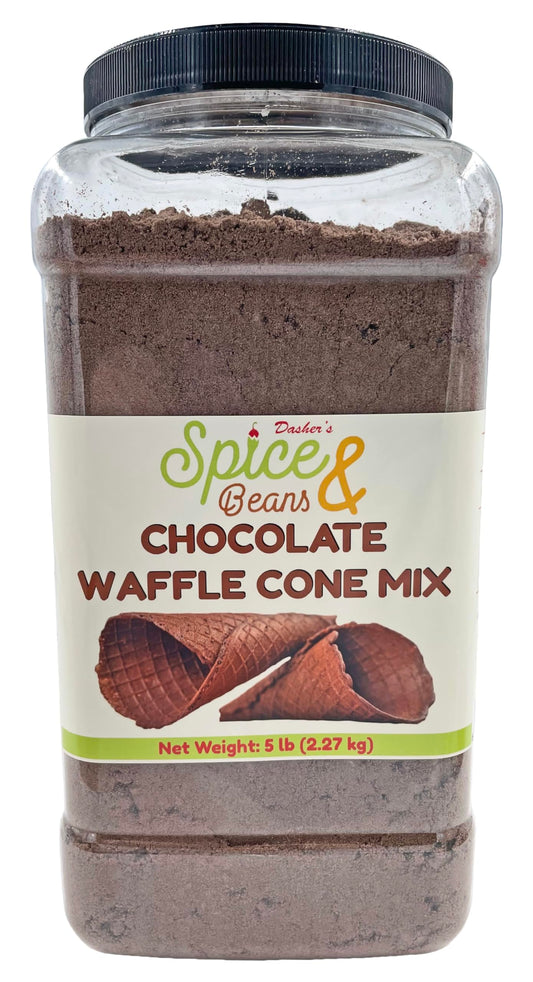 Waffle Cone Mix By Dasher's Spice & Beans | Made in America | 5 lb