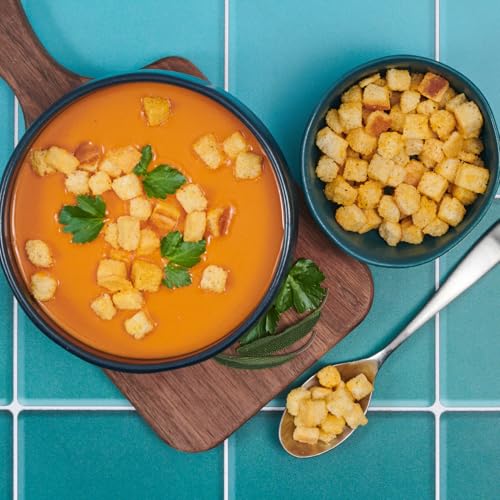 Seasoned Cubed Croutons Packets | Zero Trans Fat | 25 Count