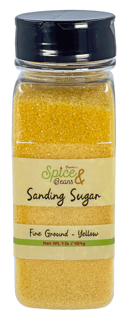 Dasher's Spice & Beans Sanding Sugar | 1 lb Container | Made in USA |
