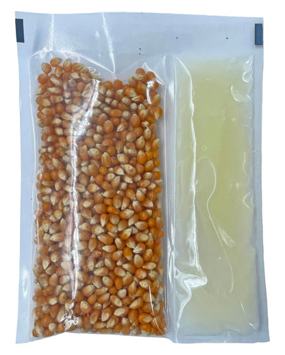 Home Theater All in One Kettle corn Kit For 6 oz. Popper | Portion Packets with Kernels, Oil and Seasoning | By Dasher's Spice & Beans | Pack of 4