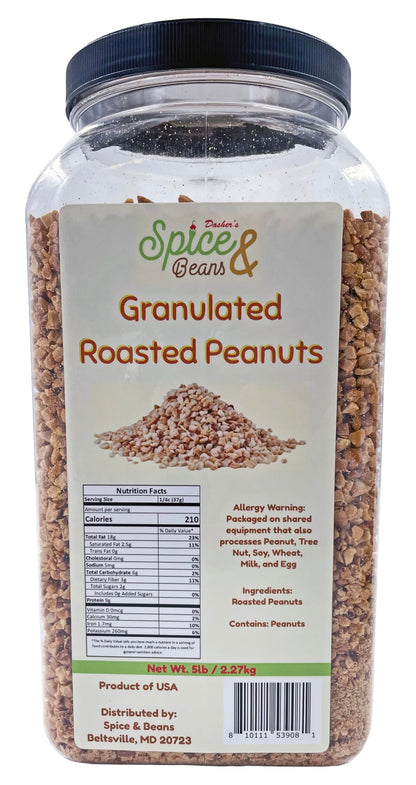 Granulated Roasted Peanuts | by Dasher's Spice & Beans |