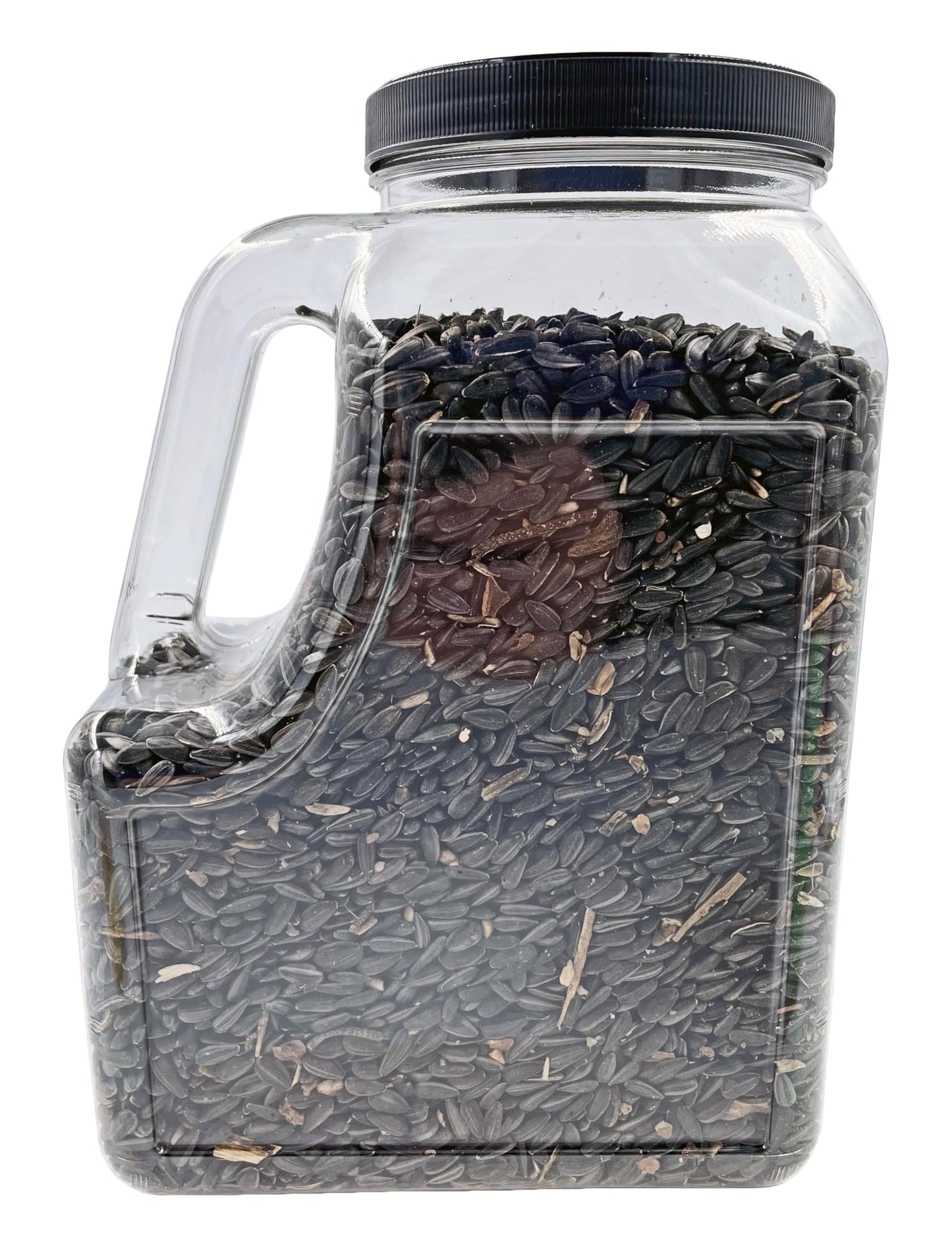 Bits N Things Wild Bird Food | Made in USA & All Season | (4 lbs., Black Oil Sunflower Seed)