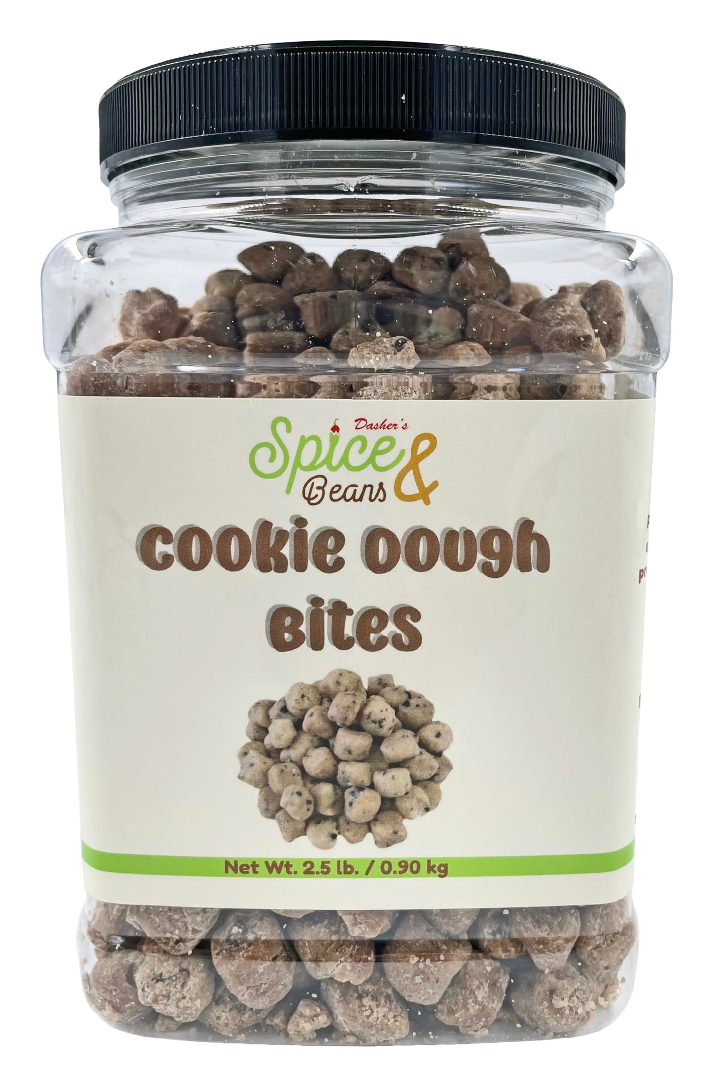 Cookie Dough Bites | 2.5 lb Container | Topping & Cake Decoration | by Dasher's Spice & Beans