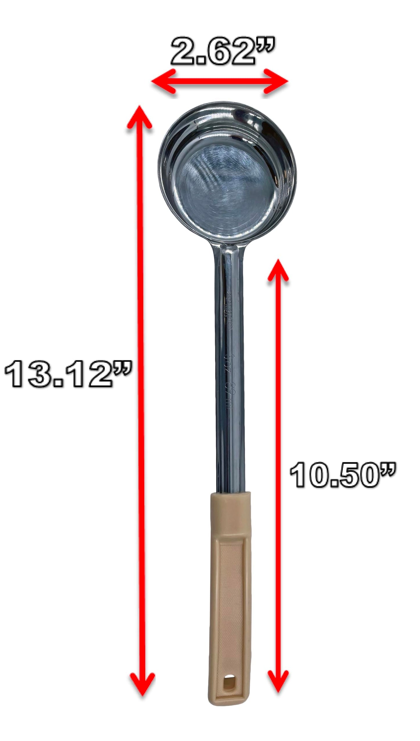 Stainless Steel Portion Control Serving Spoon - Pack of 2