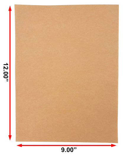 Bits N Things 9" x 12" Steak Paper Sheets | Butcher Paper | Wax Coated | Made in America | Pack of 500 (Lite Peach)