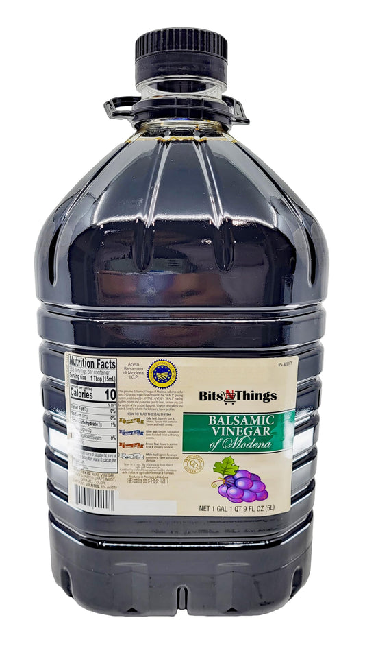 Balsamic Vinegar of Modena | Bits N Things | 169 Oz. (5L) Resealable Bottle