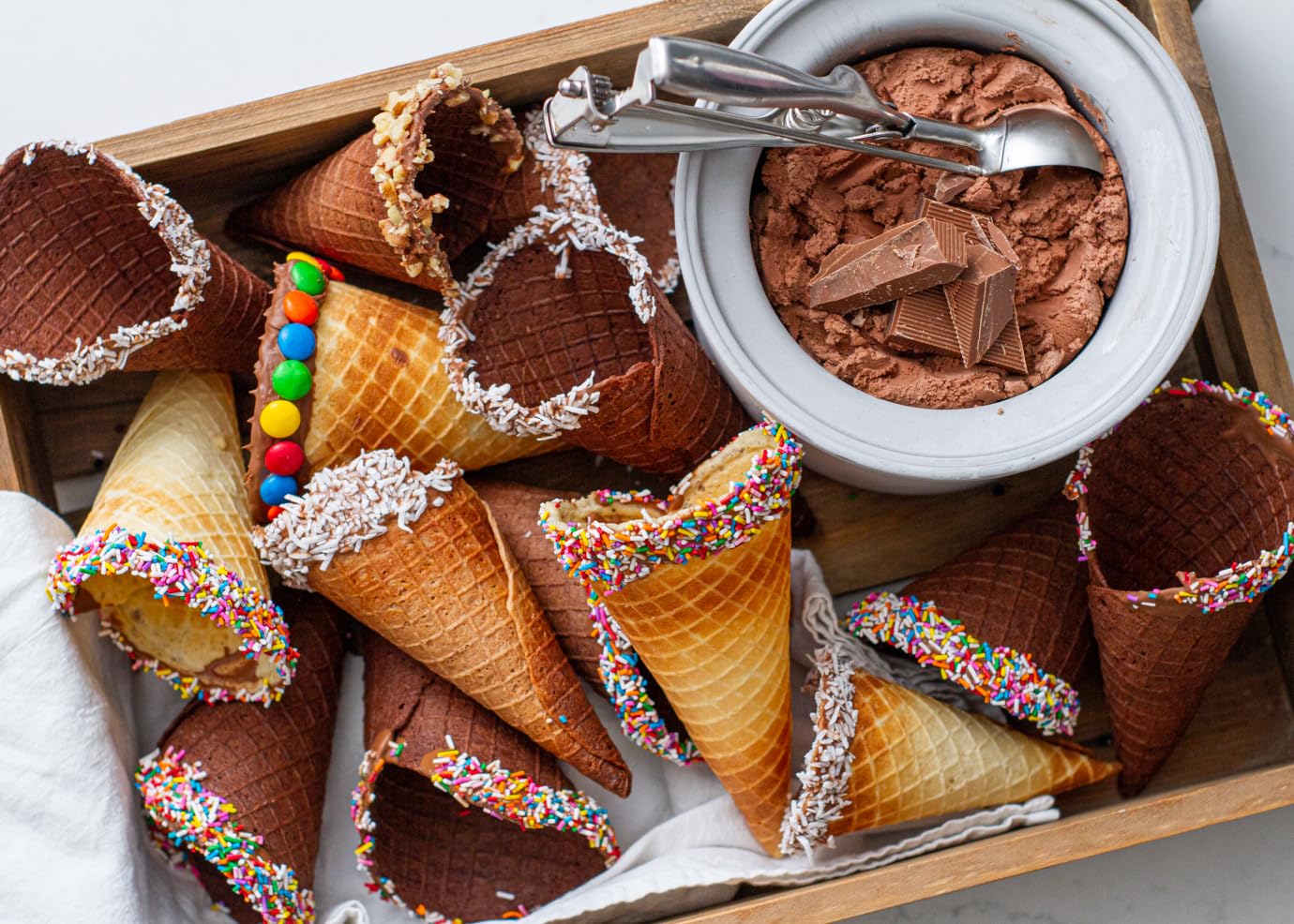 Waffle Cone Mix By Dasher's Spice & Beans | Made in America | 5 lb