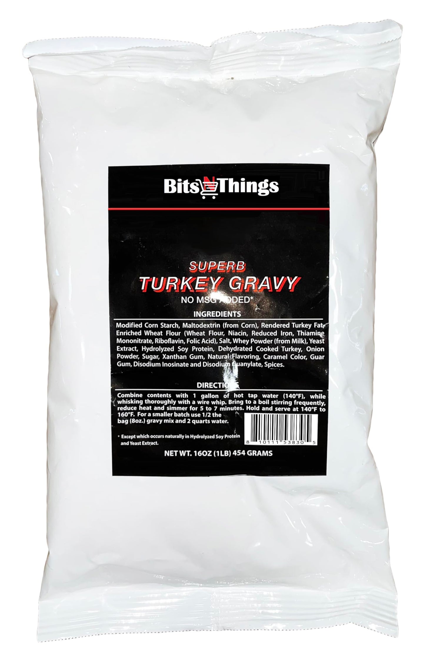 Bits N Things Superb Turkey Gravy Mix | No MSG Added | 16 oz.