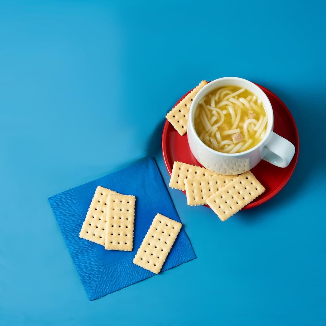 Wafer Crackers | Two Crackers per Pouch | Soup & Salad | Kosher & Made In America | Bits N Things | Pack of 50